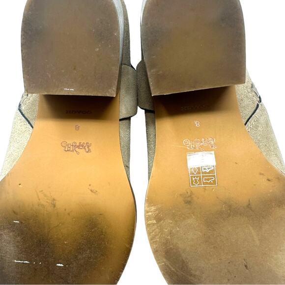 COACH  Western Pia Studded Festival Suede Ankle Boots Size 8 - Picture 11 of 12